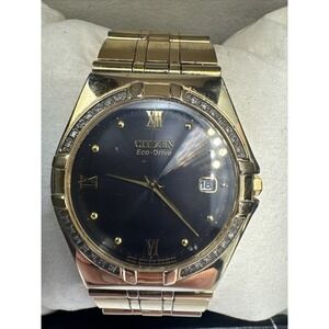 35MM GT Citizen Eco-Drive Men's Watchl E110-S008751 DIAMOND BEZEL